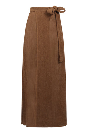 Muscat linen skirt-0